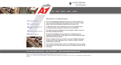 Desktop Screenshot of a1maintenance.com